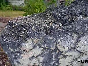 a sexy russian picks up stranger for public cheating hookup