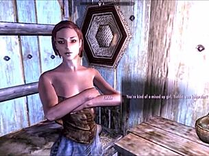 Redhead Ysolda Rips Clothes in Lesbian Erotic Comic Fantasy Scene