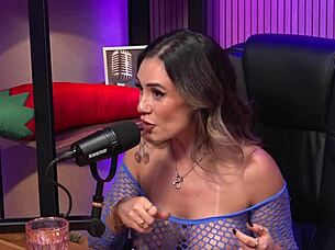 Busty babe begs for deep anal