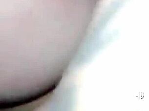 Colombian amateur latina bent over for intense doggystyle creampie