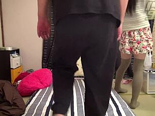 Village girl shows off body