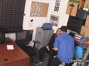 wanna feel this milf's tight pussy ripped clothes office fuck?