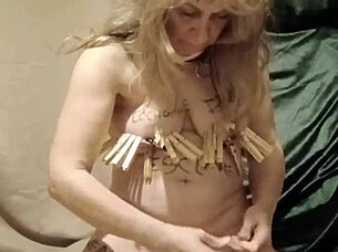 slave mommy bound with clamps candles humiliated 2025