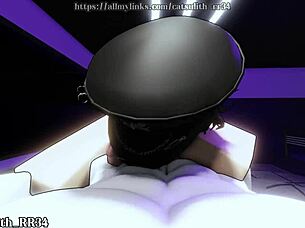 quickie blows into intense handjob cum blast from horny girl