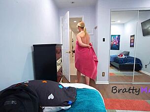 Mature mommy turns freaky sucking young cock pov