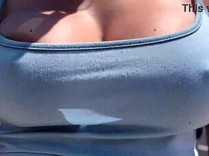 Artemisia's Bra-Free Outdoor Stroll Sparks Horny Temptation