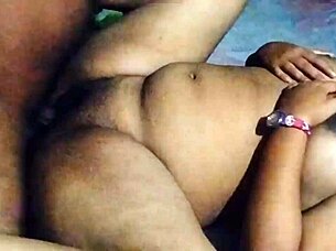 Asian housewife rides cock quickie bent over doggystyle