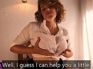 Horny latina milf begs anal pounding pov creampie favor