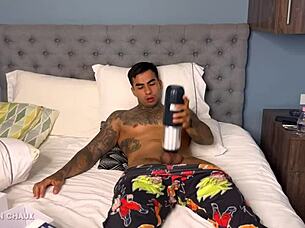 i fuck my horny stepmother's big tits after her gift