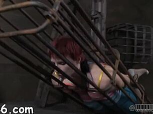 four sluts crammed in my tight cage begging rough