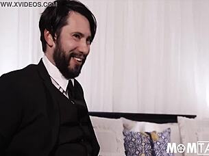 french maid roleplay heats up hotel with anal fingering dirty talk