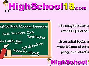 naughty student passes notes then fucks teacher's monster cock deep in class