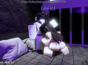 quickie blows into intense handjob cum blast from horny girl