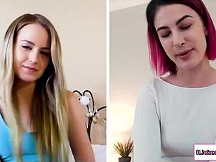 Lesbian Babes Finger Pussies In Lingerie Webcam Show