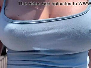 Artemisia's Bra-Free Outdoor Stroll Sparks Horny Temptation