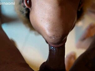 He Shoves Cock Deep Down My Throat Hard