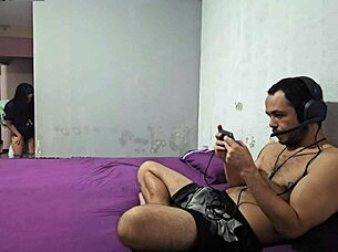 Hubby picks game so I fuck his best friend!