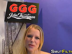 Fetish Whore Takes Massive Facial Cumshot in Bukkake Frenzy