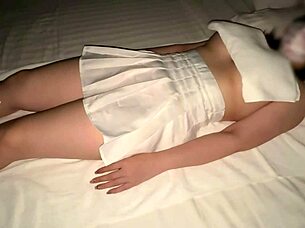 horny masseuse rips skirt fucks juicy pussy!