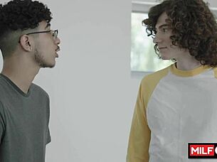 two big tit sluts devour boys' monster cocks wildly