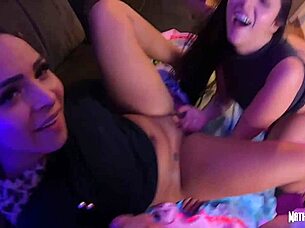 brazilian swingers tease into double penetration finish