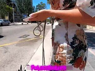 Leidy de leon gets fucked hard outdoors in enchanted forest