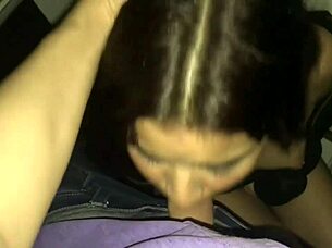 I love deepthroating his throbbing cock late night latina style!