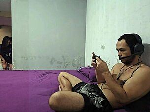 Hubby picks game so I fuck his best friend!