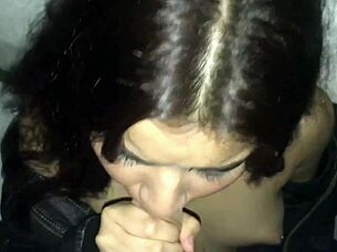 I love deepthroating his throbbing cock late night latina style!