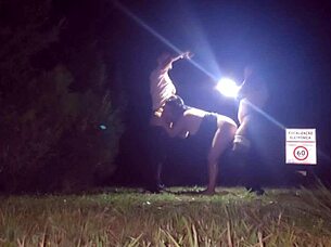 met two fans at the club GOT WET and let them FUCK me on the street uncut