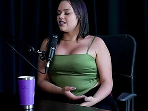 maria bittencourt starts with two guys in sheer red lingerie banging hard