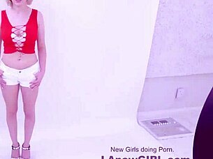 Studio model takes long cock for her cuteness