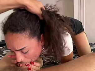 First casting goes wild with deepthroat twerking rough latina sex