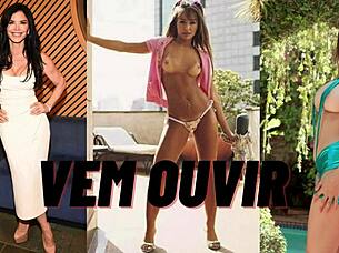 Brazillian prostitute's ass takes toxic macho's wild anal pounding