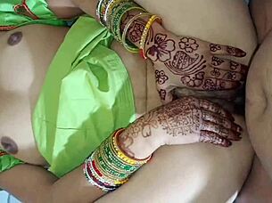 Married Indian Lalita Singh bedroom tight pussy pounding