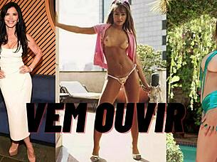 Brazillian prostitute's ass takes toxic macho's wild anal pounding