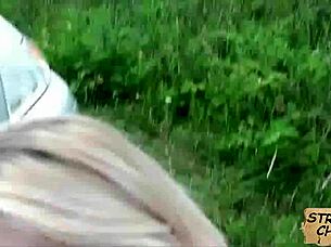 Katy Rose begs for car pounding now!