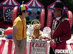 rickys carnival turns wild wrestling passion with bella