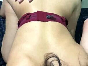 joining friend and girlfriend for double vaginal creampie trio