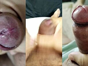 small cock cuckold girlfriend masturbation squirt compilation