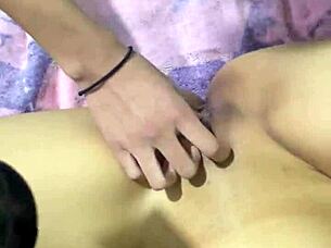 joining friend and girlfriend for double vaginal creampie trio