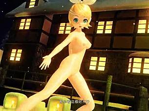 KAGAMINE RIN SNOWMAN NUDE MOD GODDESS!