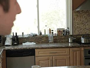 Brunette Asian Mom Enjoys Deepthroat Fingering in Lingerie