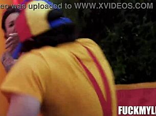 rickys carnival turns wild wrestling passion with bella