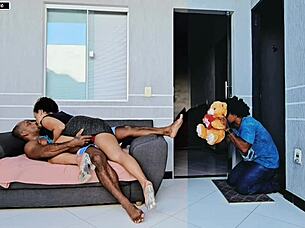 boyfriend's romantic gift but i fuck his brother anal