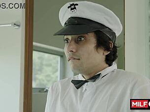 hot big ass brunette with amazing naturals seduces friend for bathtub fuck - paris the muse ricky spanish