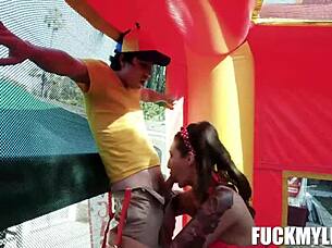 rickys carnival turns wild wrestling passion with bella