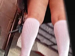 hidden cam catches stepdad filming unsuspecting mexican student upskirt