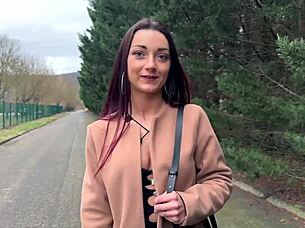 angela rules sex as two stallions pound her big tits!