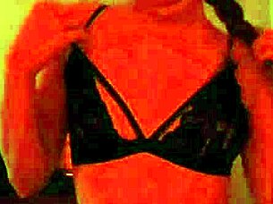 passionate GIRLFRIEND sex in red room SWALLOWS cum!